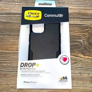 📀 Otterbox Commuter Series Case iPhone 2020 Small (iPhone 12 Mini) - Black NEW
